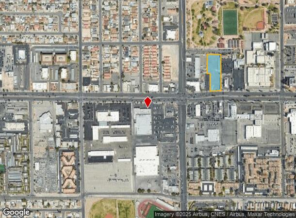  2251 E Sahara Ave, Las Vegas, NV Parcel Map