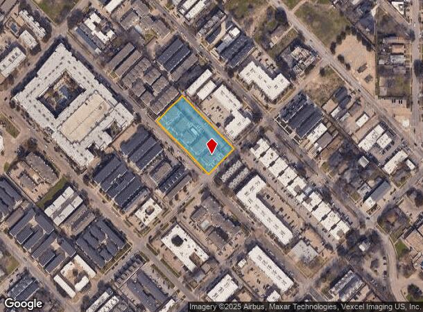  2116 N Garrett Ave, Dallas, TX Parcel Map