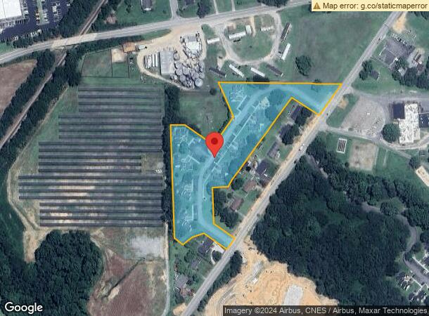  1110 Sunset Dr, Benson, NC Parcel Map