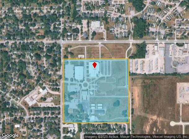 2110 Harper St, Lawrence, KS Parcel Map