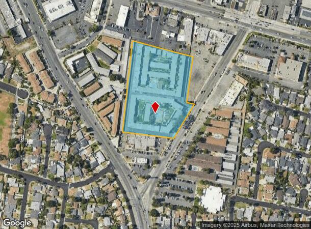  8121 Broadway Ave, Whittier, CA Parcel Map