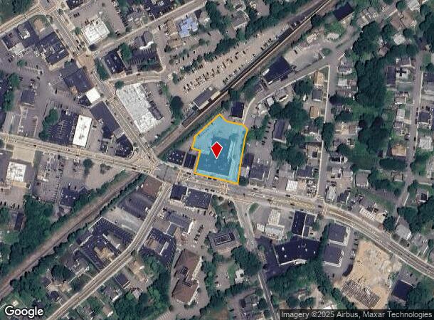  17 E Central St, Franklin, MA Parcel Map