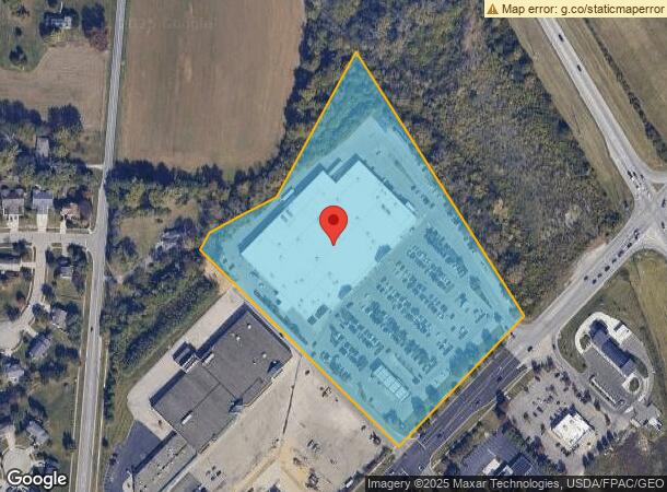  1425 Columbus Ave, Lebanon, OH Parcel Map