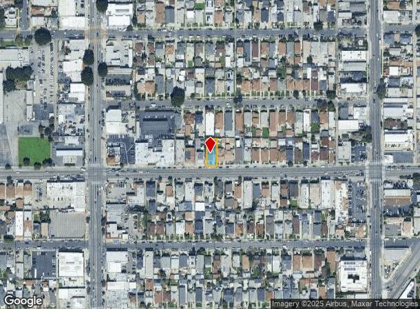 205 W Vernon Ave, Los Angeles, CA Parcel Map