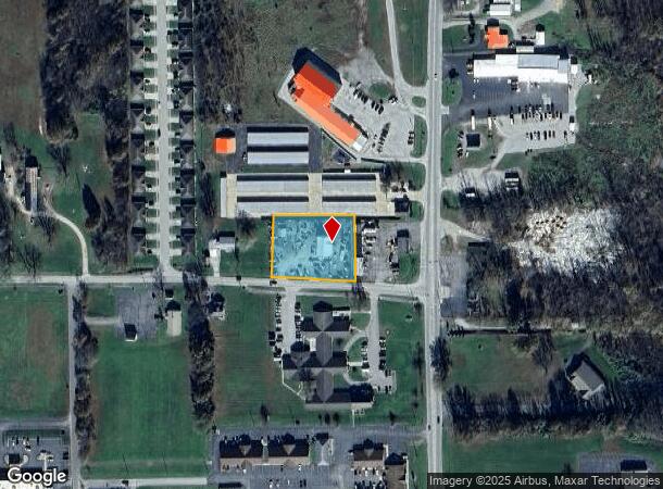  574 W Moonglo Rd, Scottsburg, IN Parcel Map