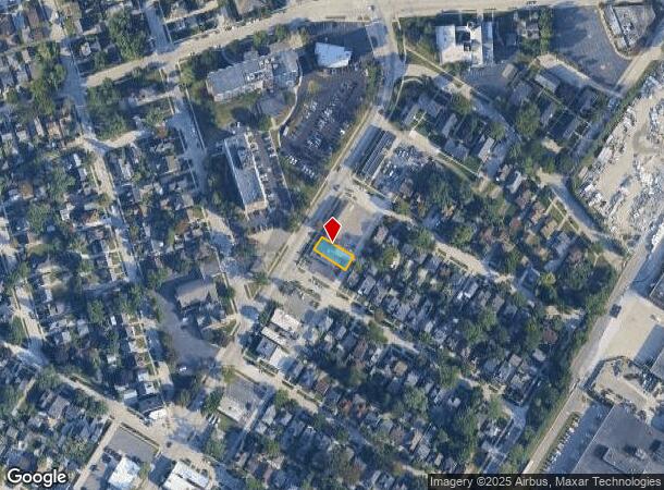  1627 Monroe St, Dearborn, MI Parcel Map