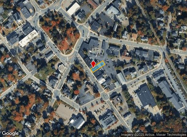 20 Central St, Foxboro, MA Parcel Map