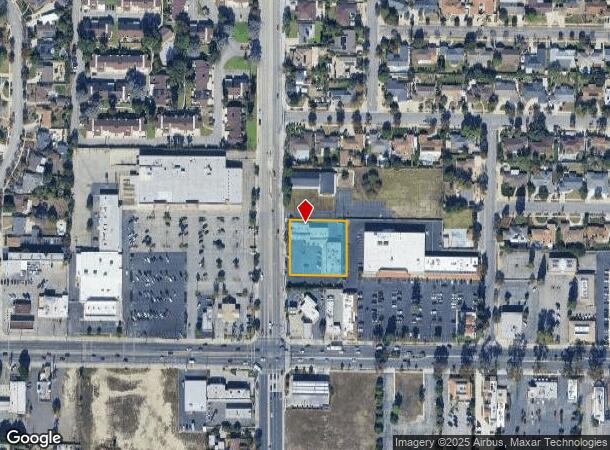 1350 N Towne Ave, Claremont, CA Parcel Map