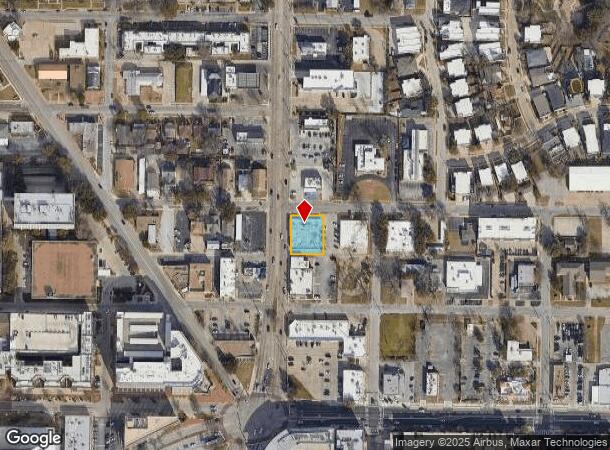 601 University Dr, Fort Worth, TX Parcel Map