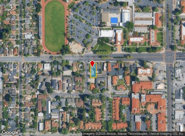 166 W Campbell Ave, Campbell, CA Parcel Map