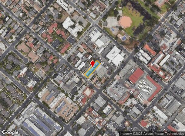  618 Olive St, Santa Barbara, CA Parcel Map