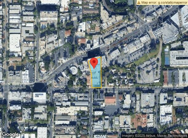  8730 W Sunset Blvd, West Hollywood, CA Parcel Map