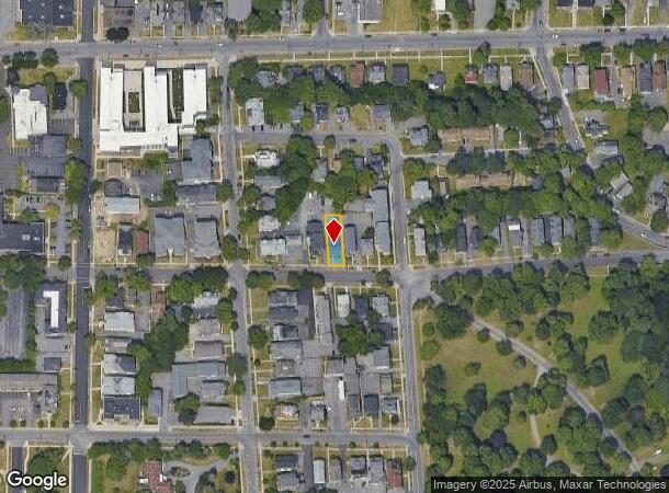  1105 Madison St, Syracuse, NY Parcel Map