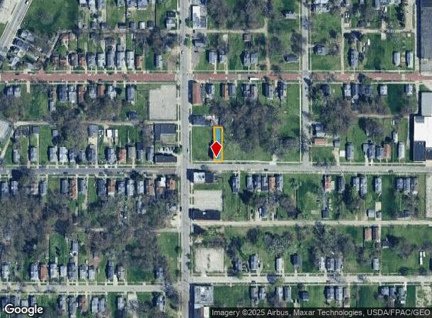  1336 Belmont Ave, Toledo, OH Parcel Map