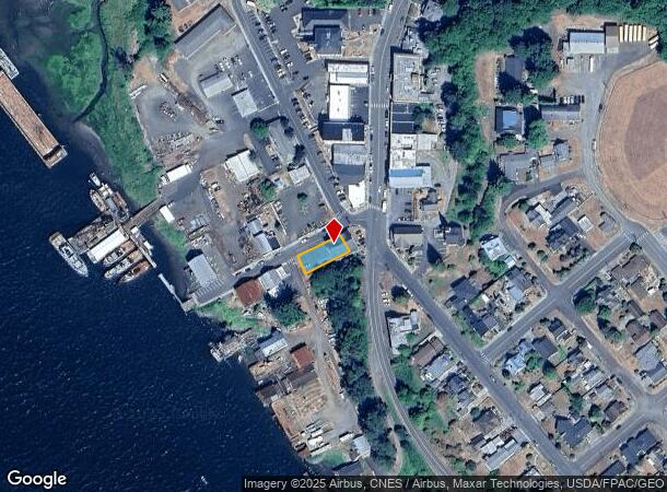 102 Main St, Cathlamet, WA Parcel Map
