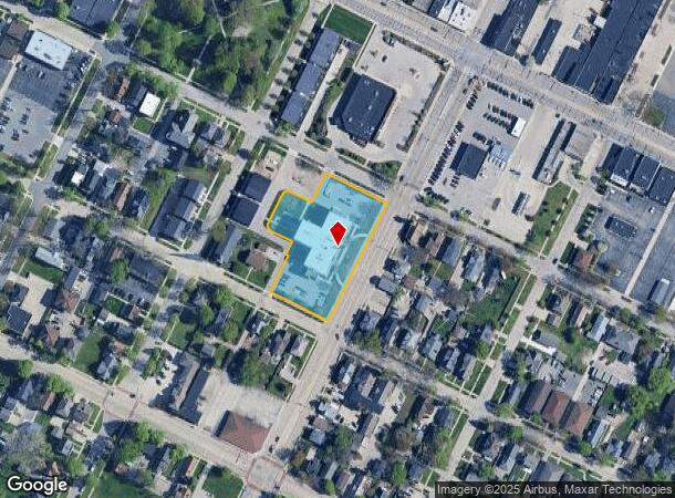  215 N Webster Ave, Green Bay, WI Parcel Map