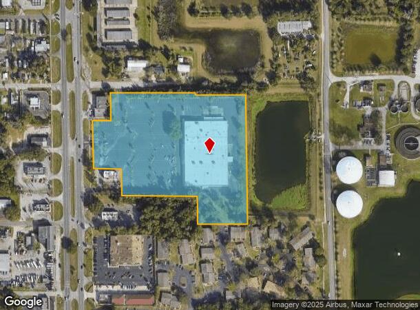 1191 S Woodland Blvd, Deland, FL Parcel Map