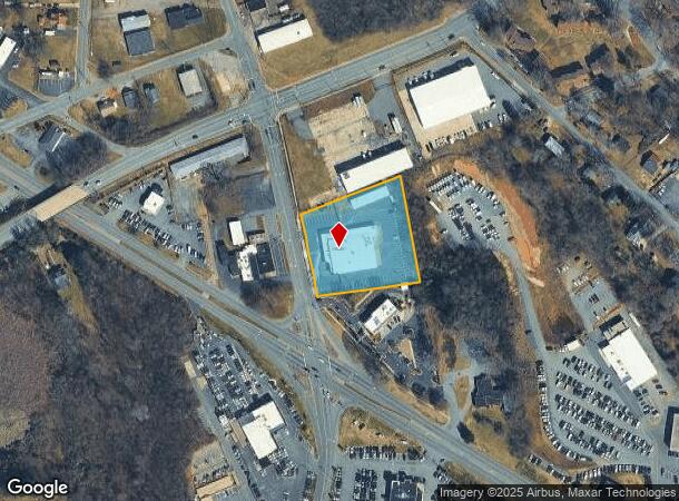  1167 S Center St, Hickory, NC Parcel Map