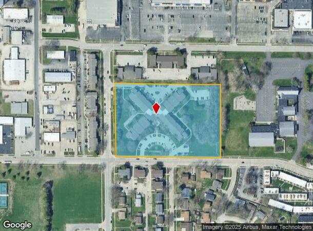 2000 W John St, Champaign, IL Parcel Map
