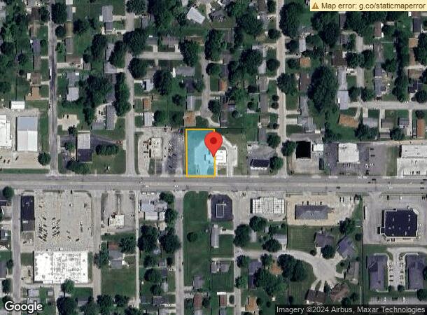  710 Woodlawn Rd, Lincoln, IL Parcel Map