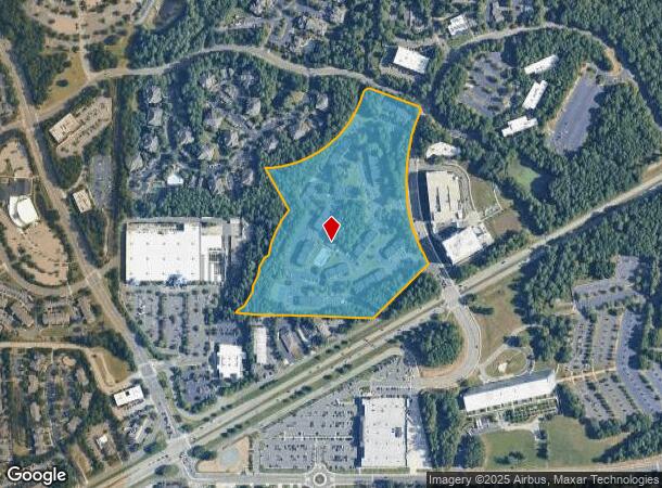  100 Pinegate Cir, Chapel Hill, NC Parcel Map