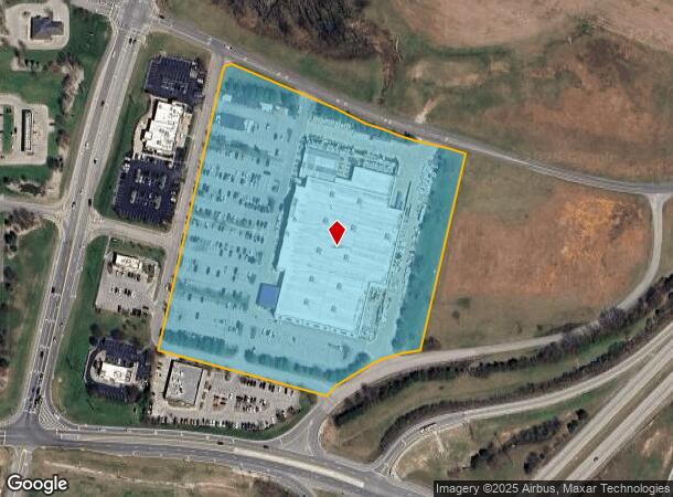  3790 E John Rowan Blvd, Bardstown, KY Parcel Map