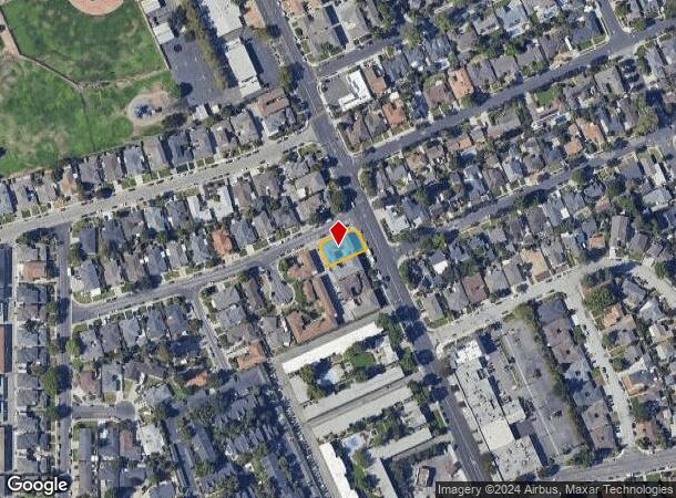  134 Washington St, Santa Clara, CA Parcel Map