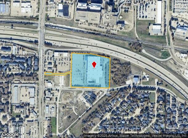 19210 Preston Rd, Dallas, TX Parcel Map