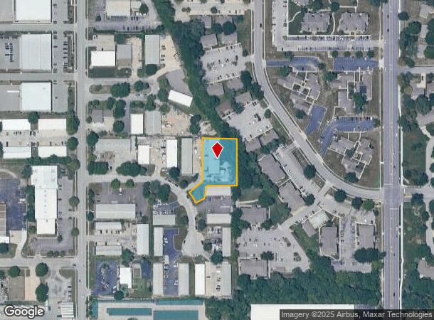 2012 E Spruce Cir, Olathe, KS Parcel Map