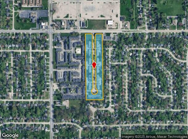  4521 Park Forest Ct, Indianapolis, IN Parcel Map