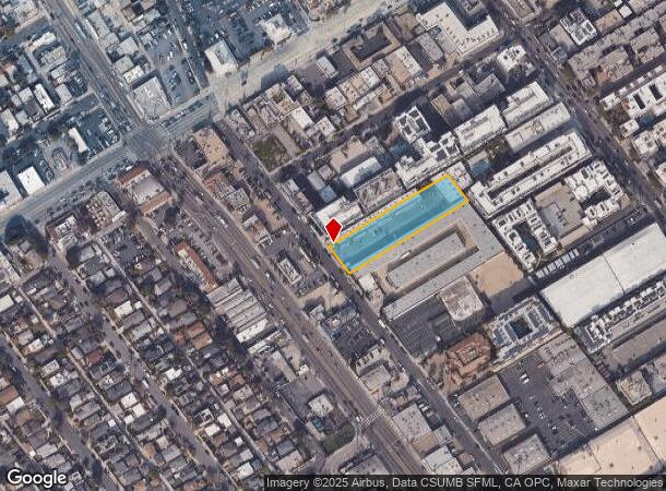  4052 Del Rey Ave, Marina Del Rey, CA Parcel Map