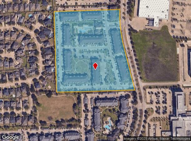 2500 Business Center Dr, Pearland, TX Parcel Map