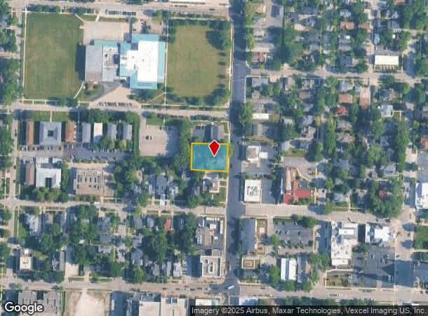  121 N Washington St, Naperville, IL Parcel Map