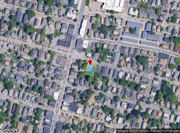  121 Ash St, Waltham, MA Parcel Map