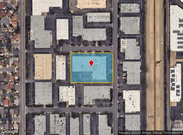 13818 Equitable Rd, Cerritos, CA Parcel Map