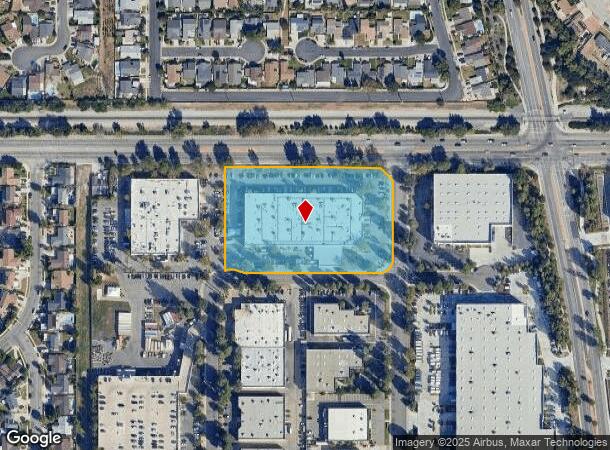  1955 Surveyor Ave, Simi Valley, CA Parcel Map