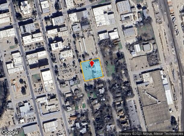305 S Anglin St, Cleburne, TX Parcel Map