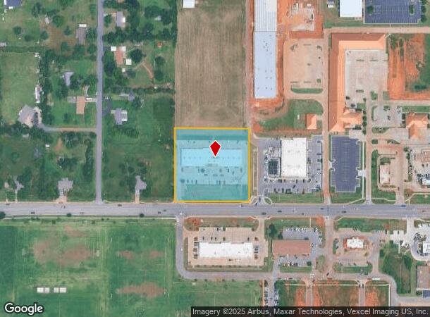  1267 W Danforth Rd, Edmond, OK Parcel Map