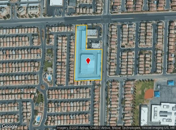 6545 W Warm Springs Rd, Las Vegas, NV Parcel Map