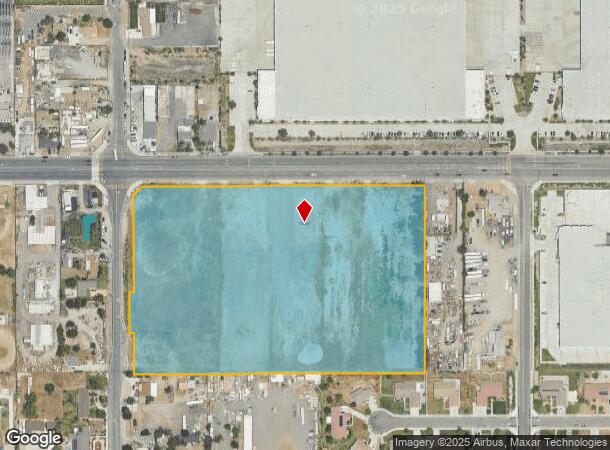 17761 Slover Ave, Bloomington, CA Parcel Map