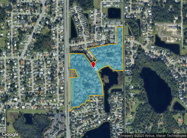 11100 Point Sylvan Cir, Orlando, FL Parcel Map