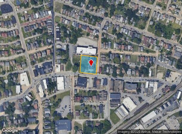 810 Chartiers Ave, Mc Kees Rocks, PA Parcel Map