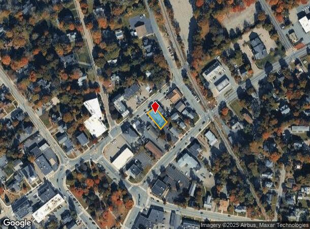 21 Bird St, Foxboro, MA Parcel Map