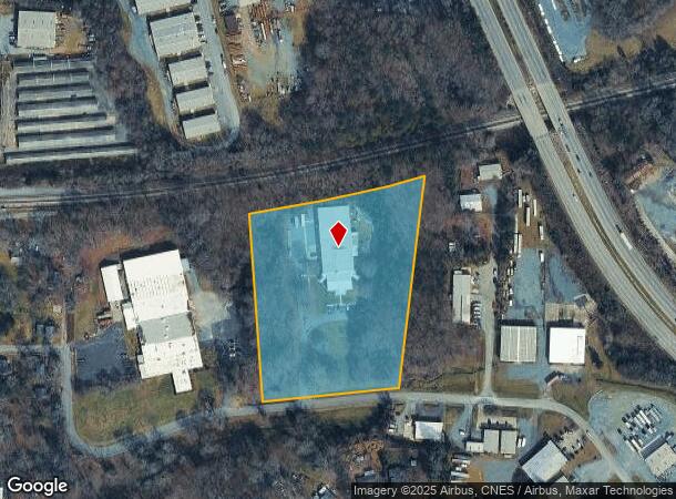 1127 Curtis St, Monroe, NC Parcel Map