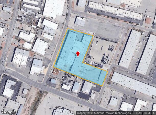  1430 Vanderbilt Dr, El Paso, TX Parcel Map