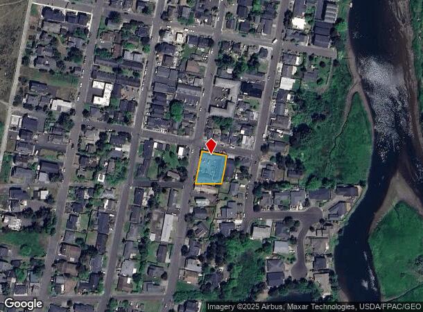  1159 S Downing St, Seaside, OR Parcel Map