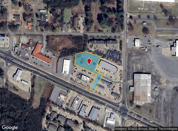  1350 E Dave Ward Dr, Conway, AR Parcel Map