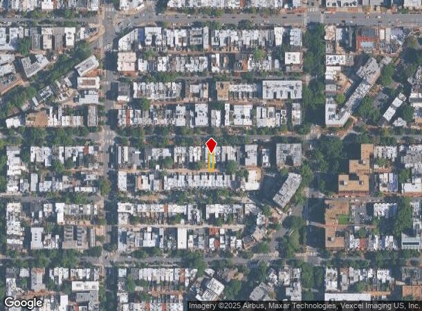  1744 T St Nw, Washington, DC Parcel Map