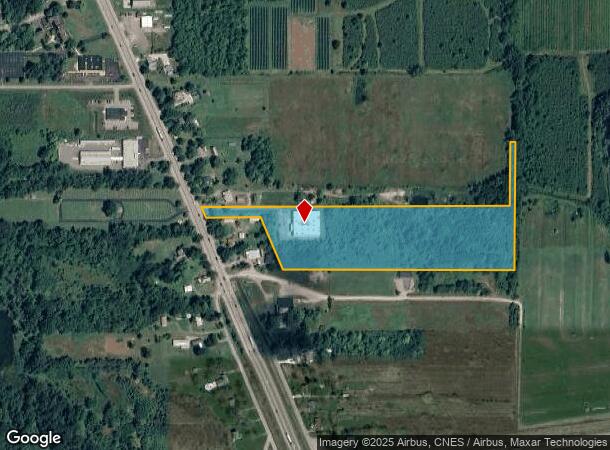  10722 Bennett Rd, Dunkirk, NY Parcel Map