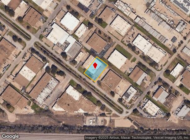  8120 Chancellor Row, Dallas, TX Parcel Map